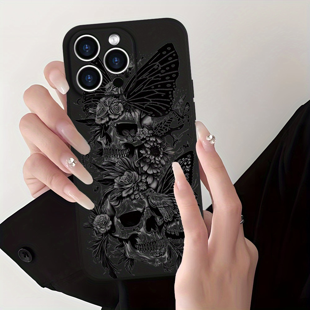 

New -end Pattern -coverage Fun Halloween Straight Phone For Iphone16/15/14/13/12/11/7/8 Pro , /boys , Men Or Women