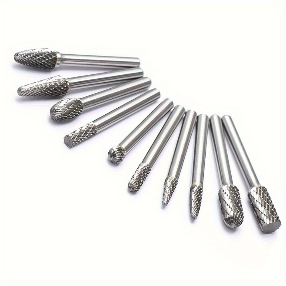 

10pcs Steel Tool Set - Milling & Engraving For