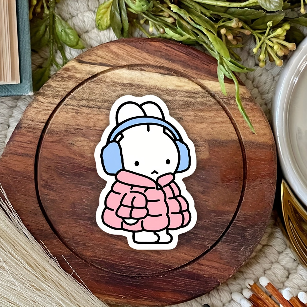 

Winter Bunny Vinyl Sticker - Waterproof Matte For Laptops, Water Bottles & More - Ideal For And Tech Enthusiasts