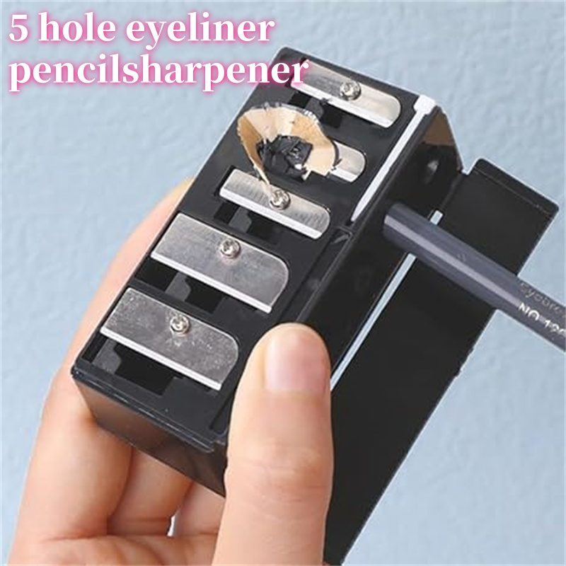 

1pc 5-hole Eyeliner Roller Pen Knife, Makeup Roller Pen Knife, 5 Suitable For Eyeliner Lip Liner