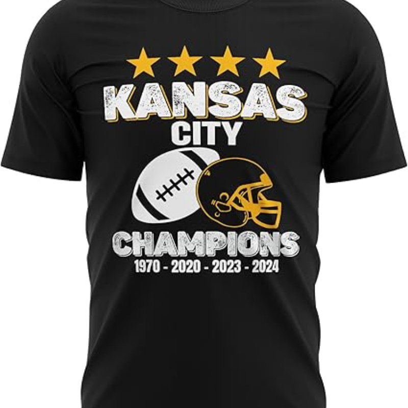 

Champions 2024 Mens T , For Men, Day Top-220g100% T-