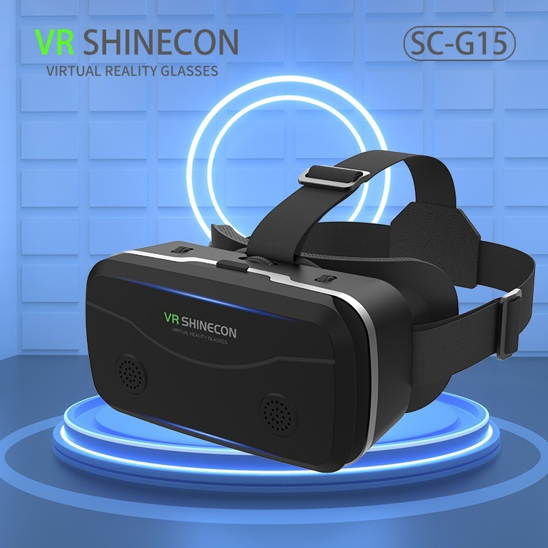 

G15 Adjustable 3d Vr Headset With Smartphone Holder And Abs Material, Ideal For Cinema And Outdoor Adventure