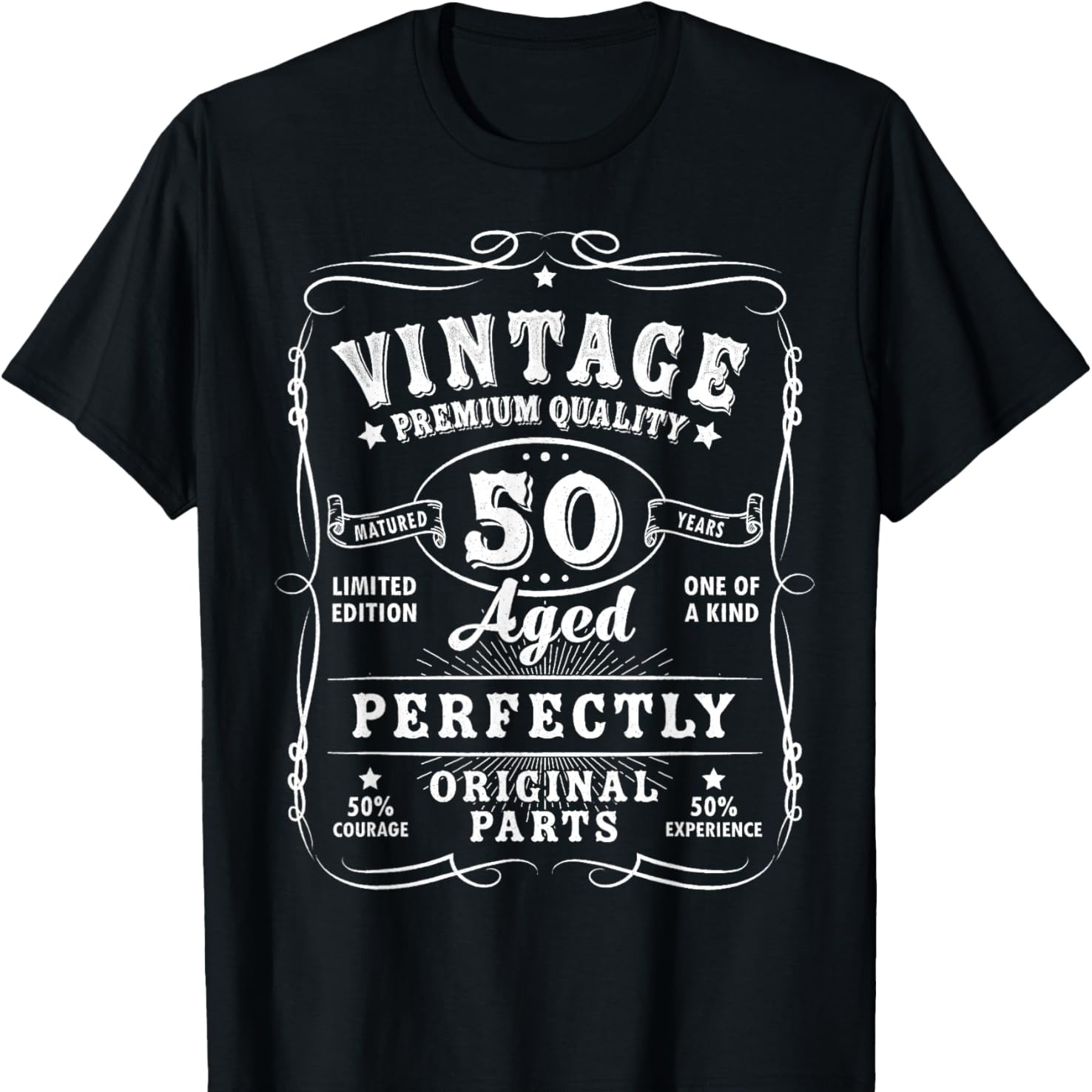 

Vintage 50th Birthday Decorations Men Funny 50 Birthday T-shirt