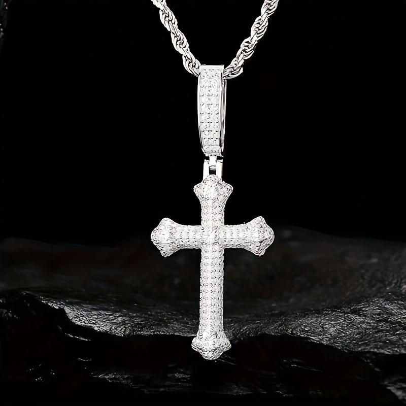 Exquisite S925 Sterling 925 Silver Moissanite Pendant Necklace Image 2