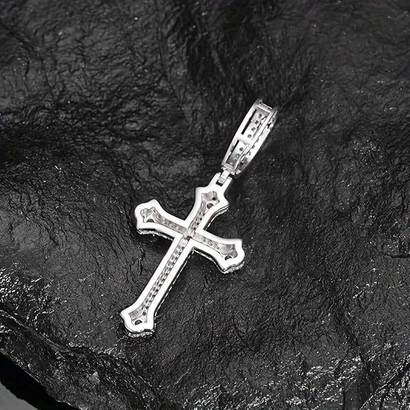 Exquisite S925 Sterling 925 Silver Moissanite Pendant Necklace Image 6