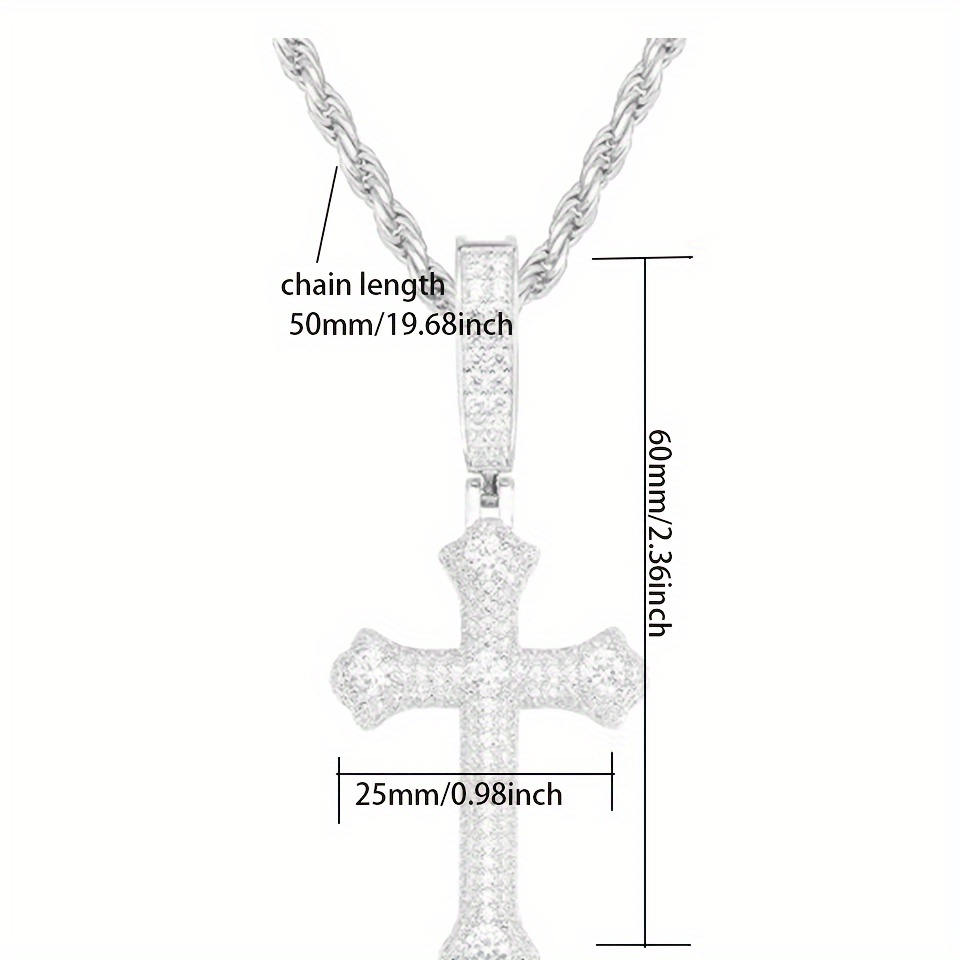 Exquisite S925 Sterling 925 Silver Moissanite Pendant Necklace Image 4