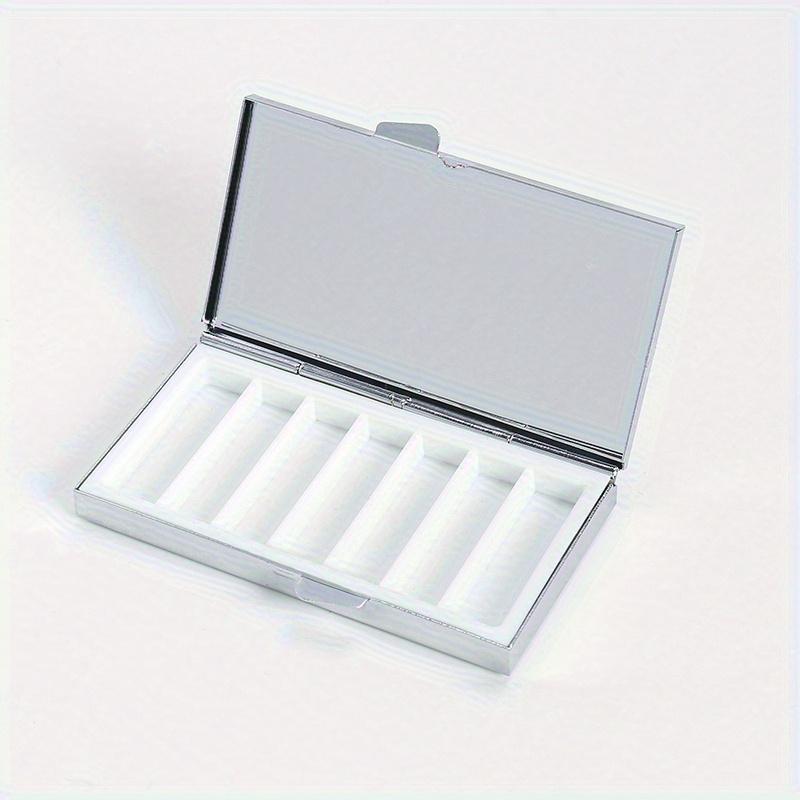 Compact 7 Compartment Pill Organizer Moisture Proof Box