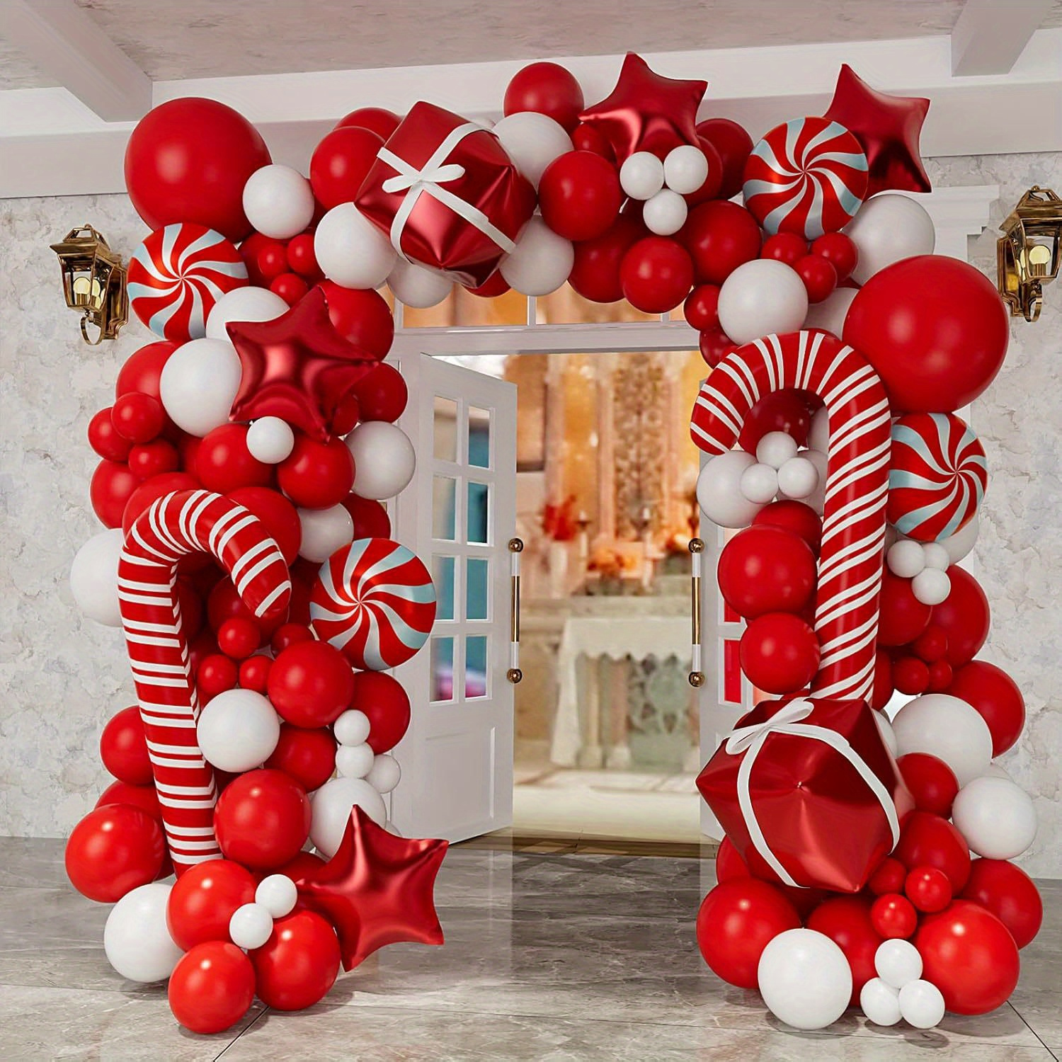 

137pcs/set Christmas Kit, Red For , , , Christmas Decorations, New Decoration