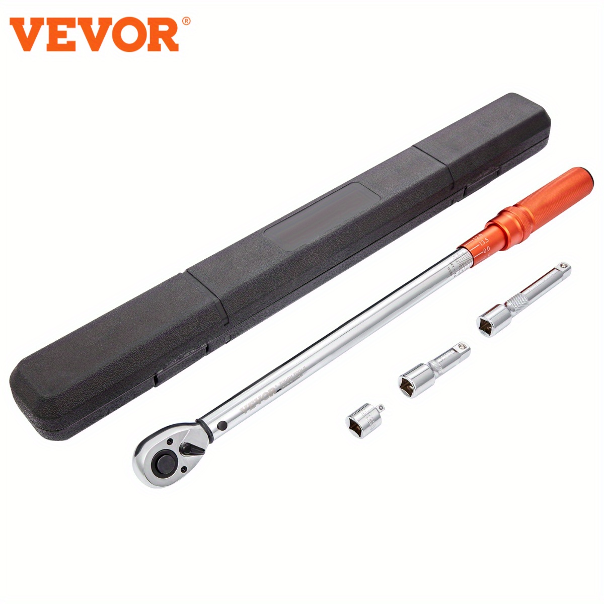 

Vevor , 1/2- Click 20-250ft.lb/34-340n.m, - Set, Mechanical Kit Adapters Rod