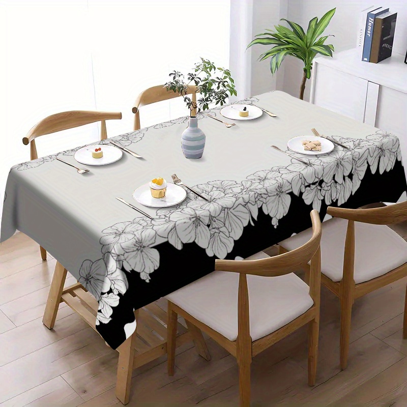 

Tablecloth - Oil & Stain , , For Dining & Coffee Tables, Enhances