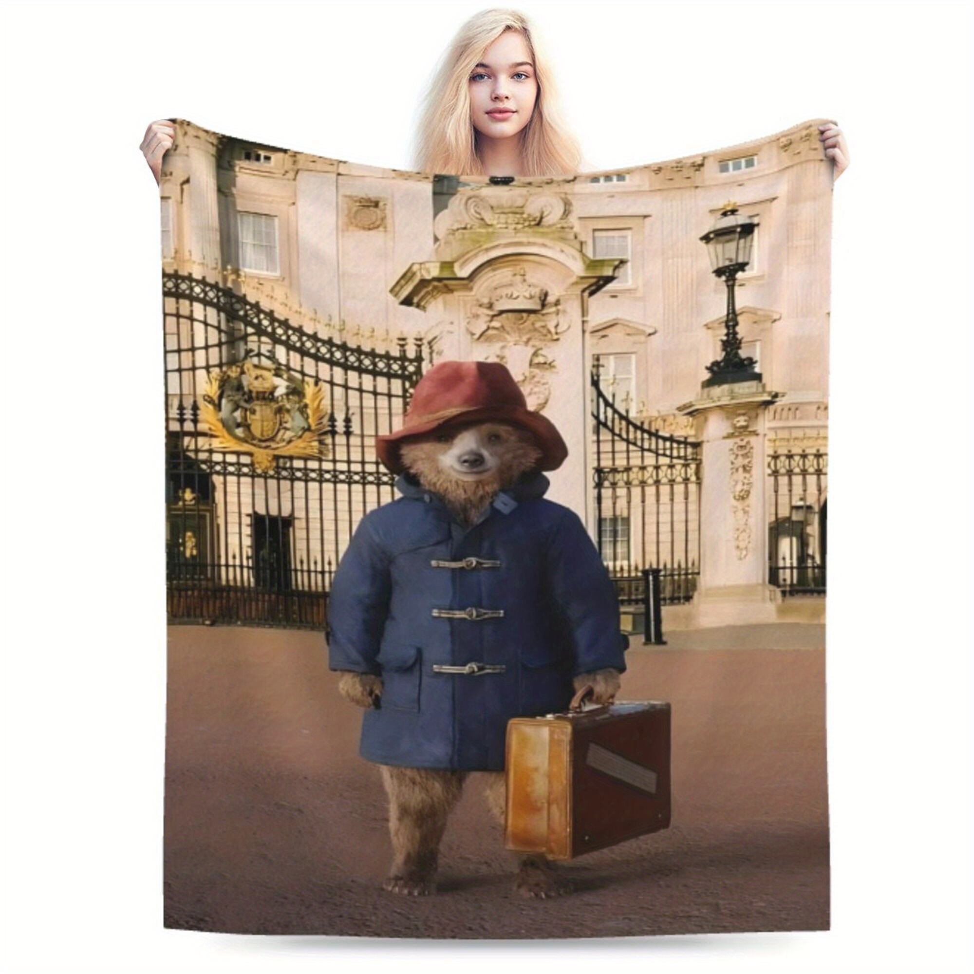 

Bear- Blanket - -, For Bed & Sofa, , For , Camping & , Unique