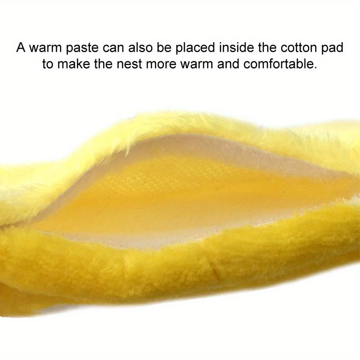 Plush Fabric Honeypot Shape Pet Cotton Nest, Comfortable Small Animal Bed - Image 7