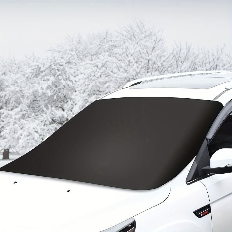 

Universal Fit Snow/ice/frost Cover For Vehicle Front Window, Protection, , Anti-scratch, With Frost Guard For Automobiles