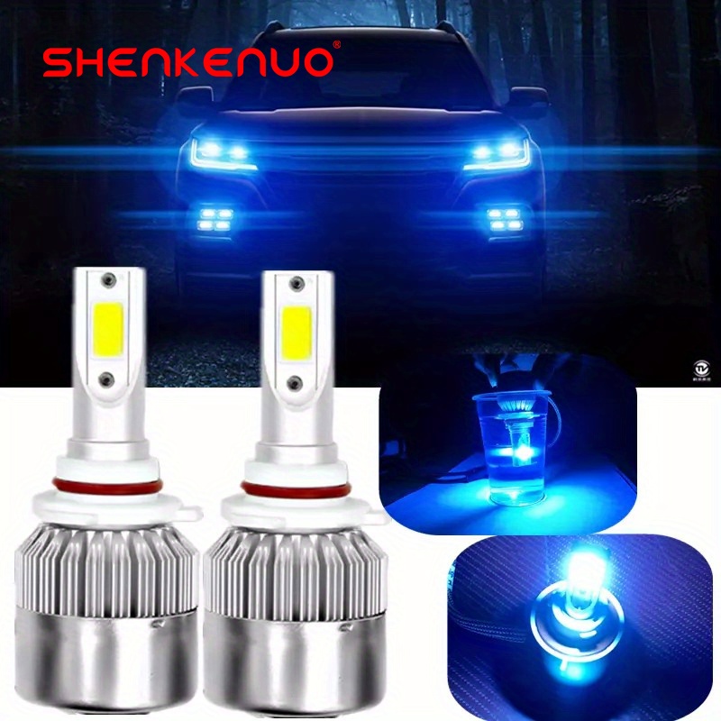 

2pcs 9005/ Hb3 8000k Led Headlight Kit 72w 8000lm Light Bulbs Beam