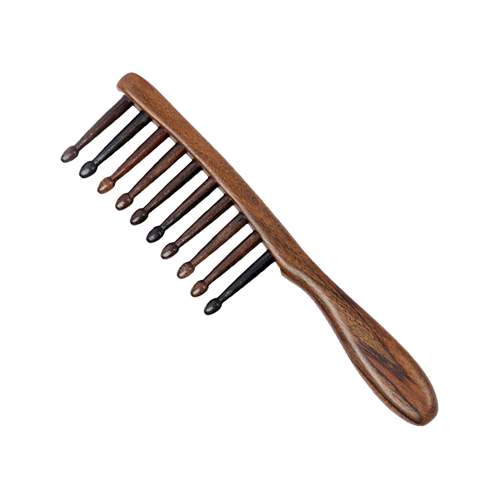 

1 X Massage Comb (random Color) Sandalwood Scalp Massage Comb Wide Tooth Anti-static Men's And Massage Brush Wooden Manual Gua Sha Comb (random Color) 7.68"x1.77