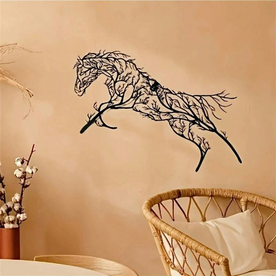 

Branch Horse, Wall Decoration, Bedroom, Living Room, Office Wall Decoration, Halloween, Christmas Decoration, Holiday Gifts, Party Decoration, Outdoor Decoration