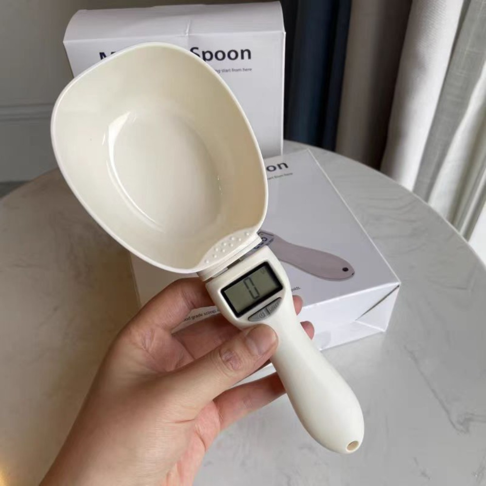 

800g/ 500g/ 0.1g Household Pet Feeder, Small Electronic , Weighing Spoon, Measuring Spoon, Measuring Accessories , Measuring Spoon,