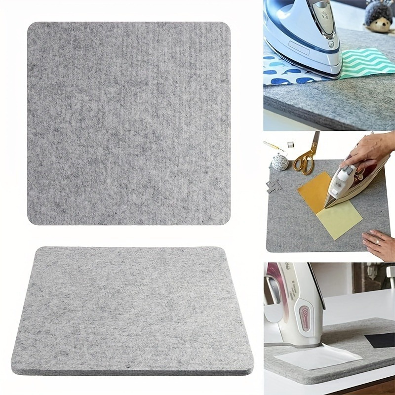 1pc thick felted wool quilters pressing mat heat resistant ironing board for quilting sewing projects small appliances and bedroom accessories   non slip and easy to clean details 1