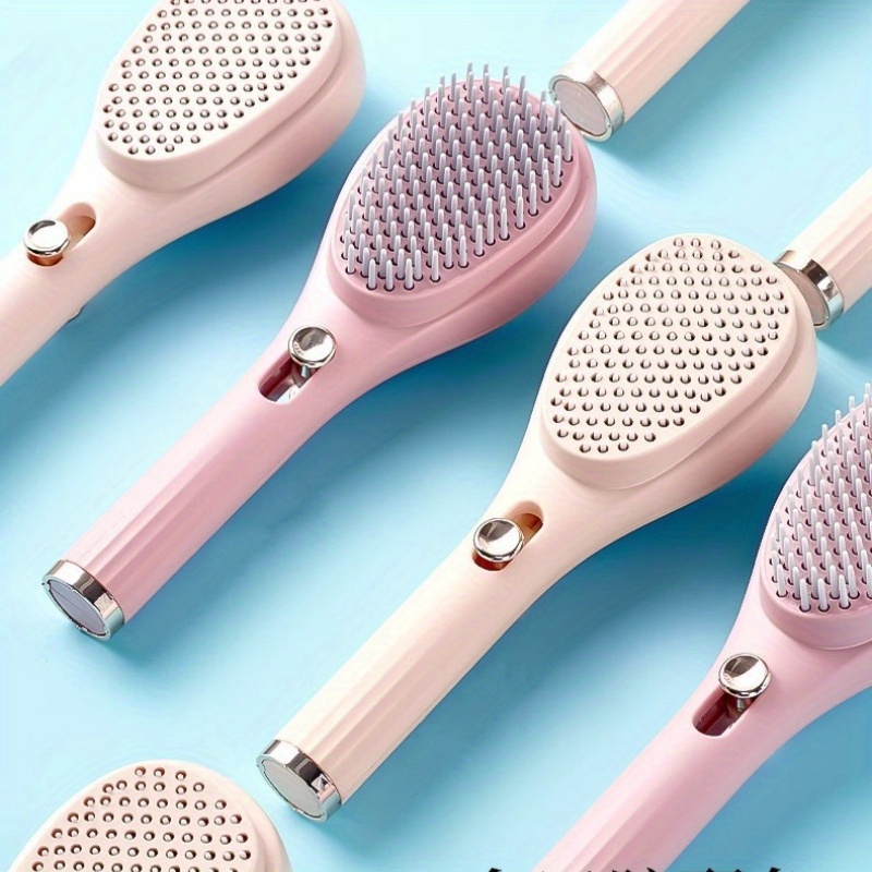 

1pc Extendable -static Massager , Detangling Bristle Hairbrush For , Abs Plastic , Portable Fluffing Tool For Use