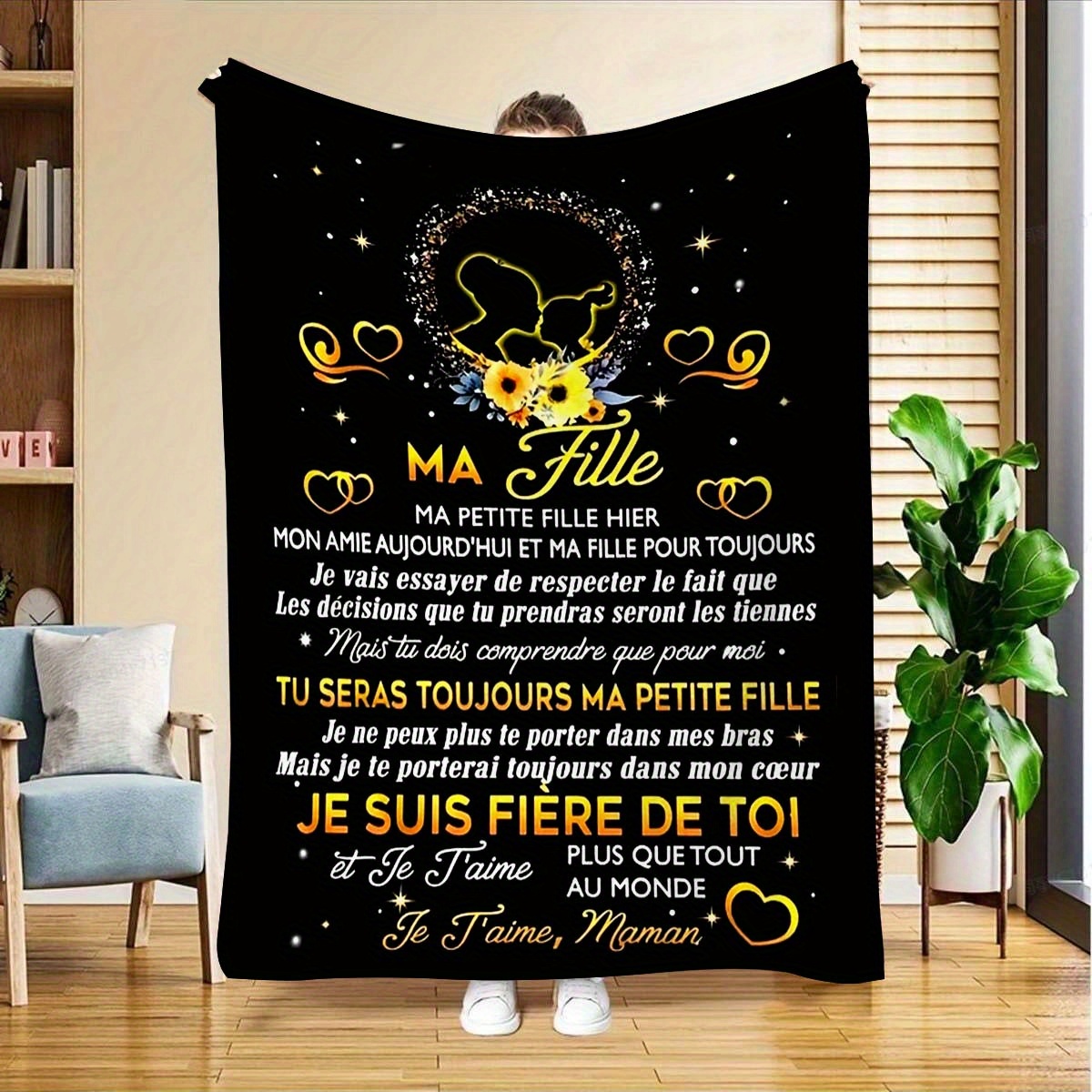 

en personnalisée numérique - toute contemporain, lavable en , aux taches canapé, lit, , , - Cadeau ,