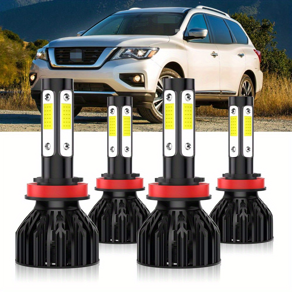 

For For 2014 2015 2016 2017 2018 2019 2020 Led Bulbs Kit Headlight H9+h11, 40w 4000lm 6500k, And