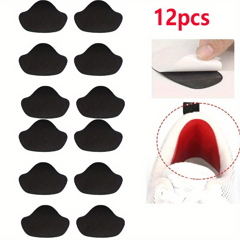 

12pcs Shoe Repair Patches - Wear-resistant And Anti-friction Heel Protectors For Sports Shoes, Repairing Wear Holes And Damaged