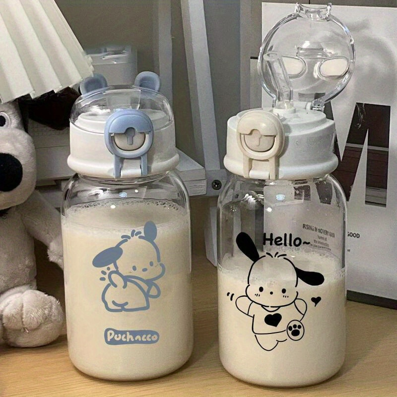 Hello Kitty 16.91 Ounces Straw Water Cup - Cute Sanrio Cup for Summer Drinks and Convenience on The Go