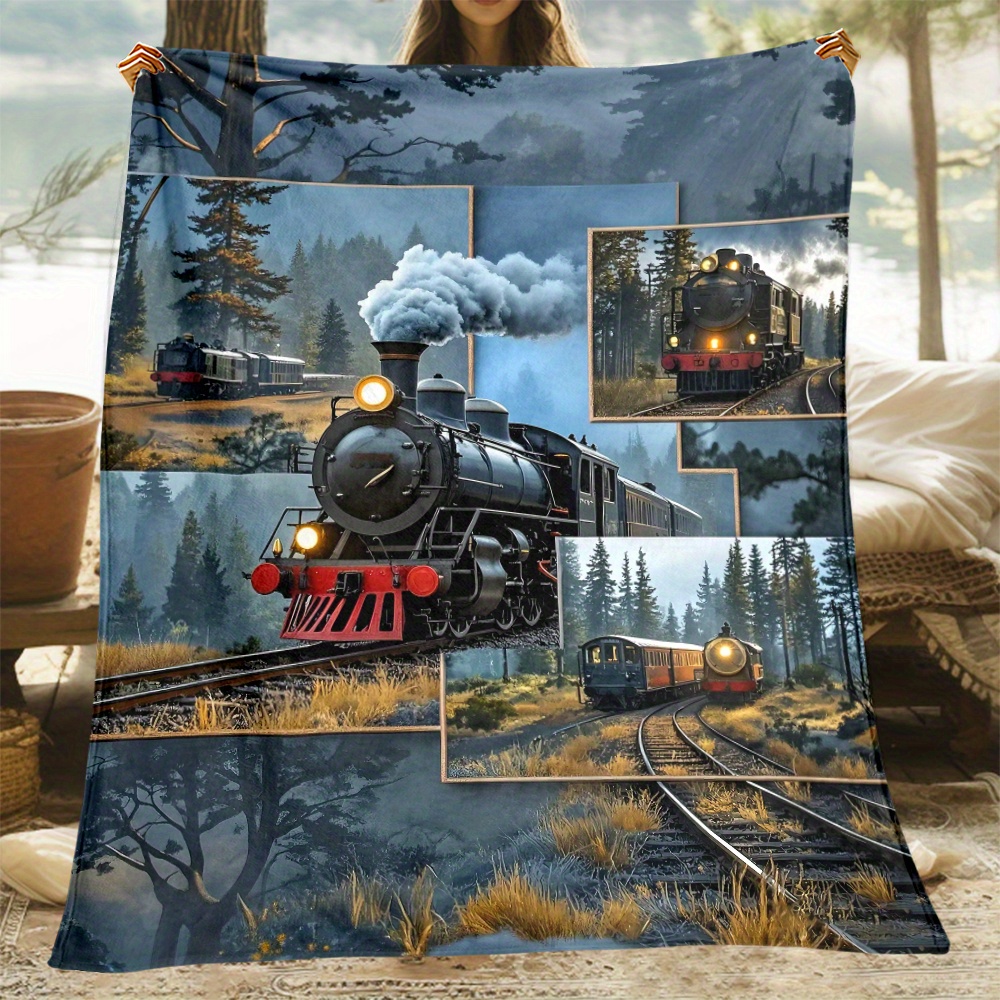 

& Flannel Blanket - For Sofa, Bed, , And - , Washable - For