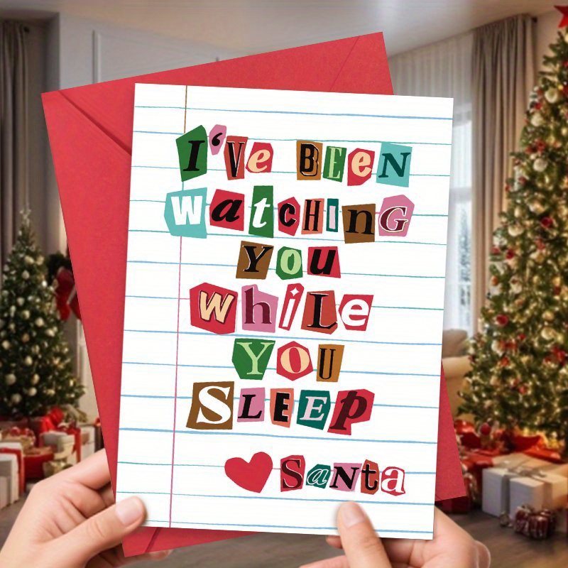 

1pc Christmas Greeting " You " , For & , Includes