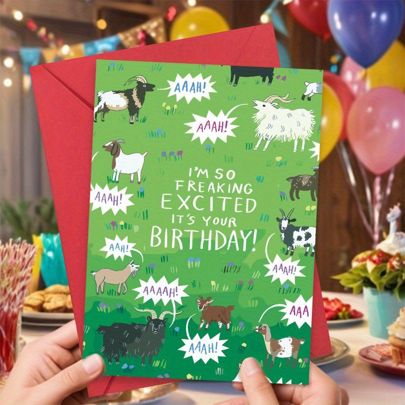 

1pc Woods Greeting - All-age Humorous Bday For & , Christmas, New , ,