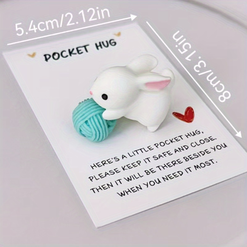 

1/2pcs Rabbit And Hug - Inspirational Greeting For , , | Decoration | The For