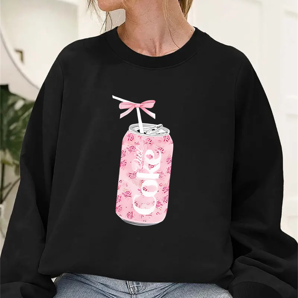 

Can Long Sleeve Sweatshirt, Women's Sportswear For Fall & ,