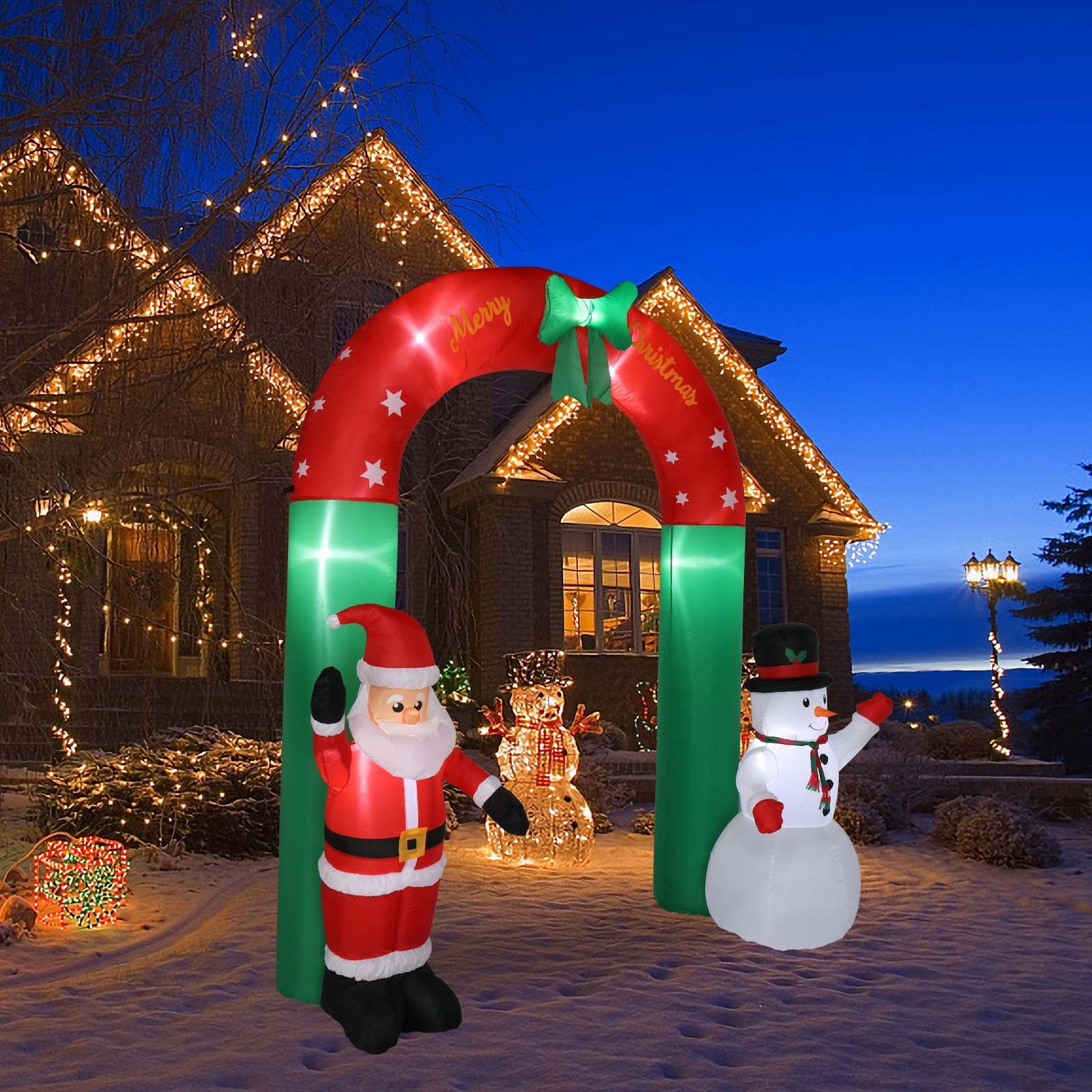 

8ft Inflatable Snowman Christmas Decoration