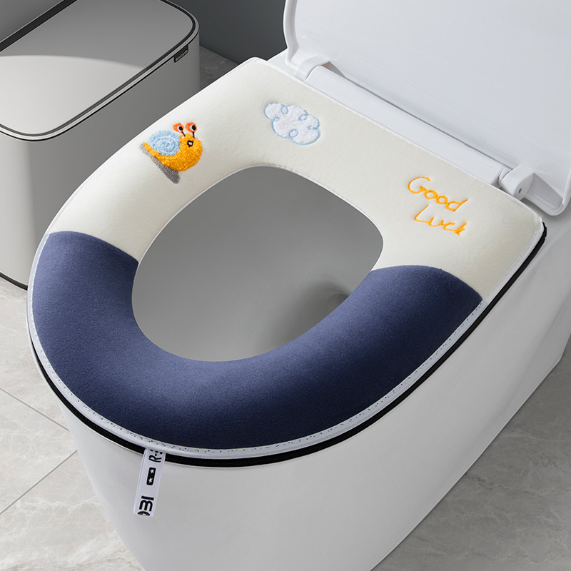 

Toilet Seat Household Four-season Universal Toilet Cover Waterproof Thickened Winter Toilet Toilet Seat Cushion Cushion