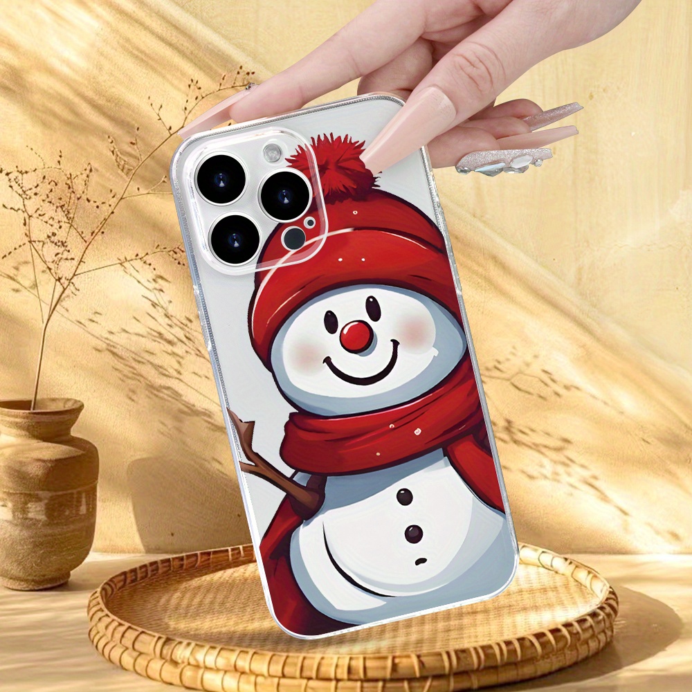 

Christmas Snowman Pattern Phone , Thickened , Shockproof And -fall Tpu , Or For Men And Women For 16iphone 15 14 11 Xs Xr X 7 8 Se