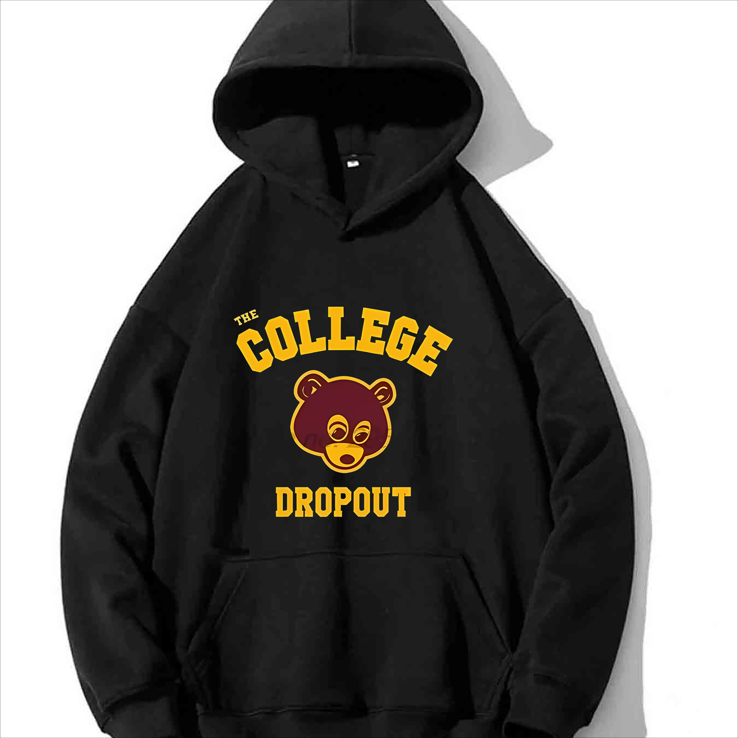 

1pc Men' " Dropout" , Fit, Knit , Hooded Sweatshirt