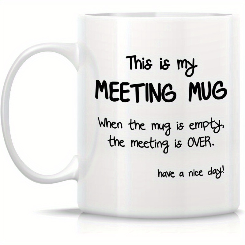 

1pc Humorous Mug - " Mug" , , & Dishwasher Safe, For , , ,