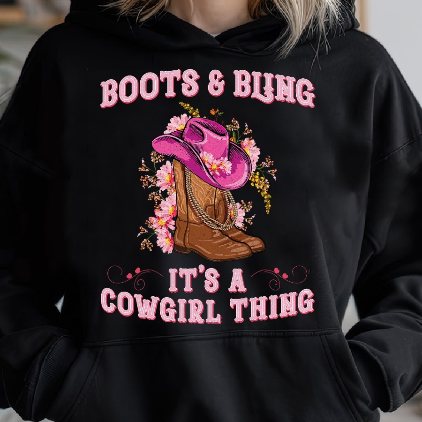 

And Its A Thing , Long Sleeve Hooded Sweatshirt, Women's Clothing