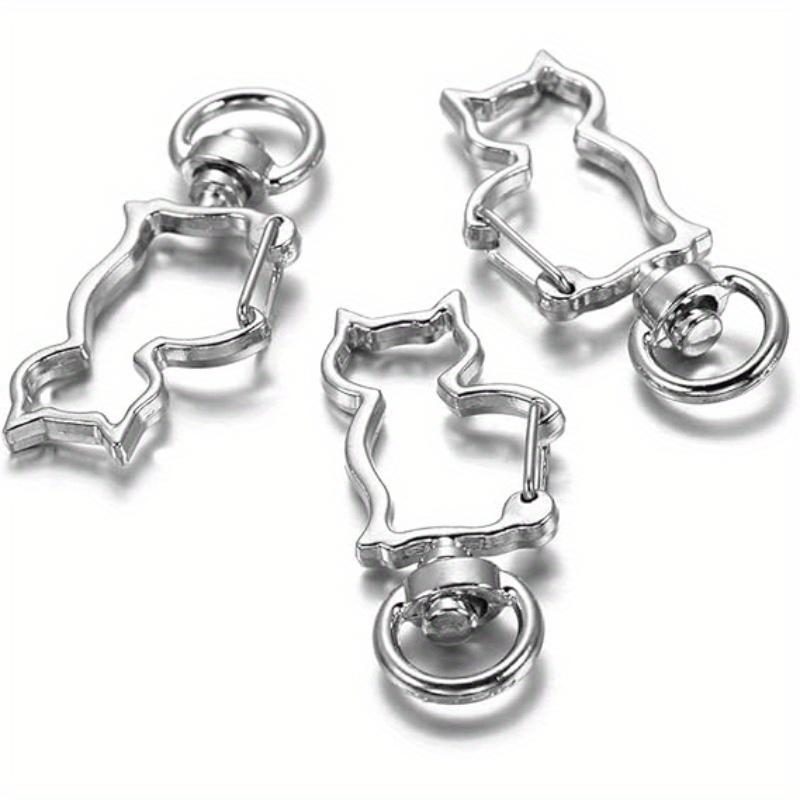 

10- Whimsycat -shaped Keychain , Zinc Alloy For , Metal Accessories