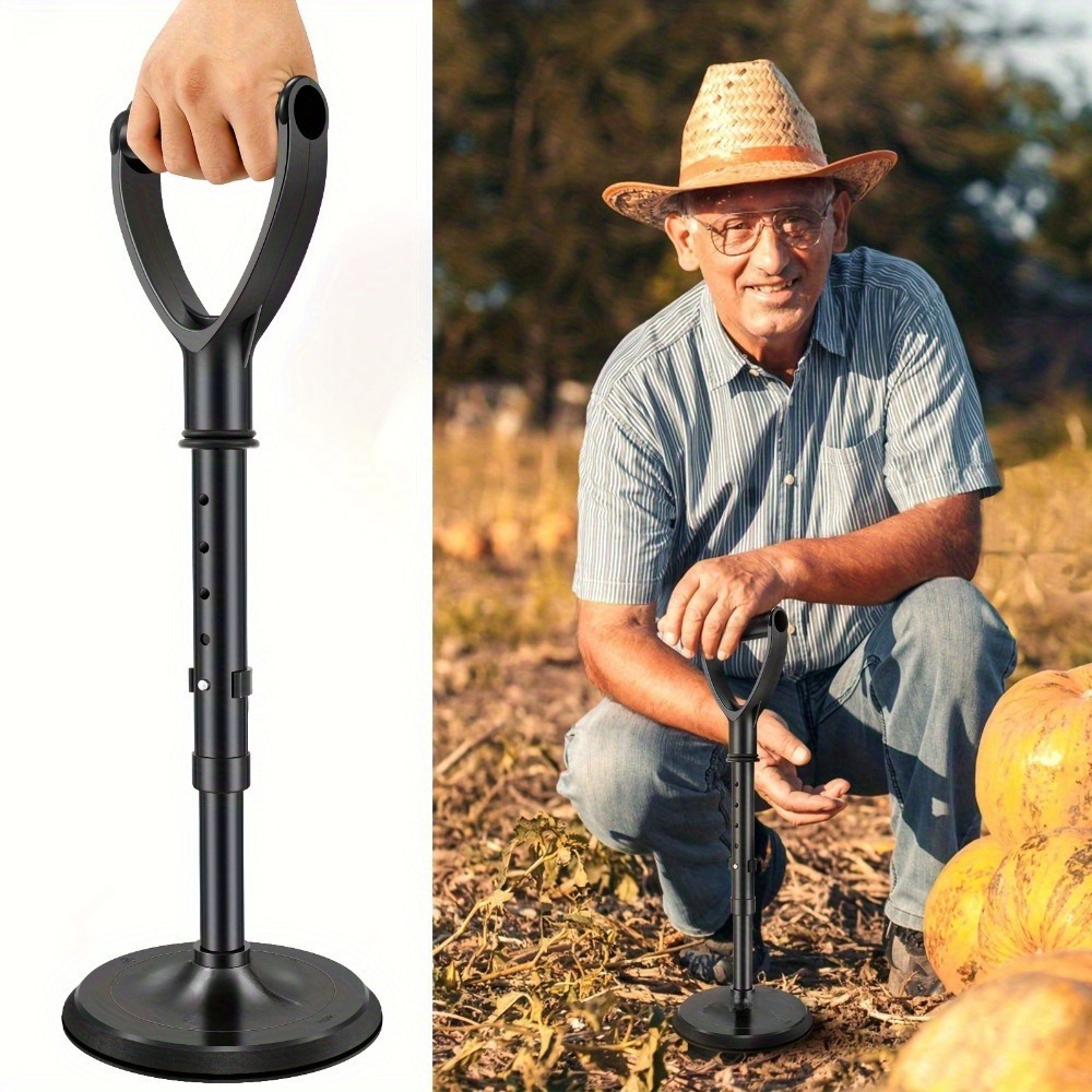 

1pc Metal Standing Rod - Portable Aid 5- Height Adjustability, , , Assistance For , Aluminum Alloy