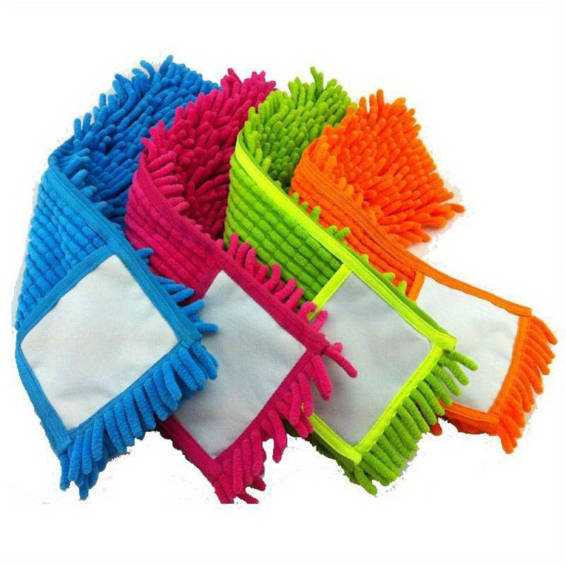 3 pack chenille microfiber dust mop head refills easy to   replacement pads for home cleaning details 1