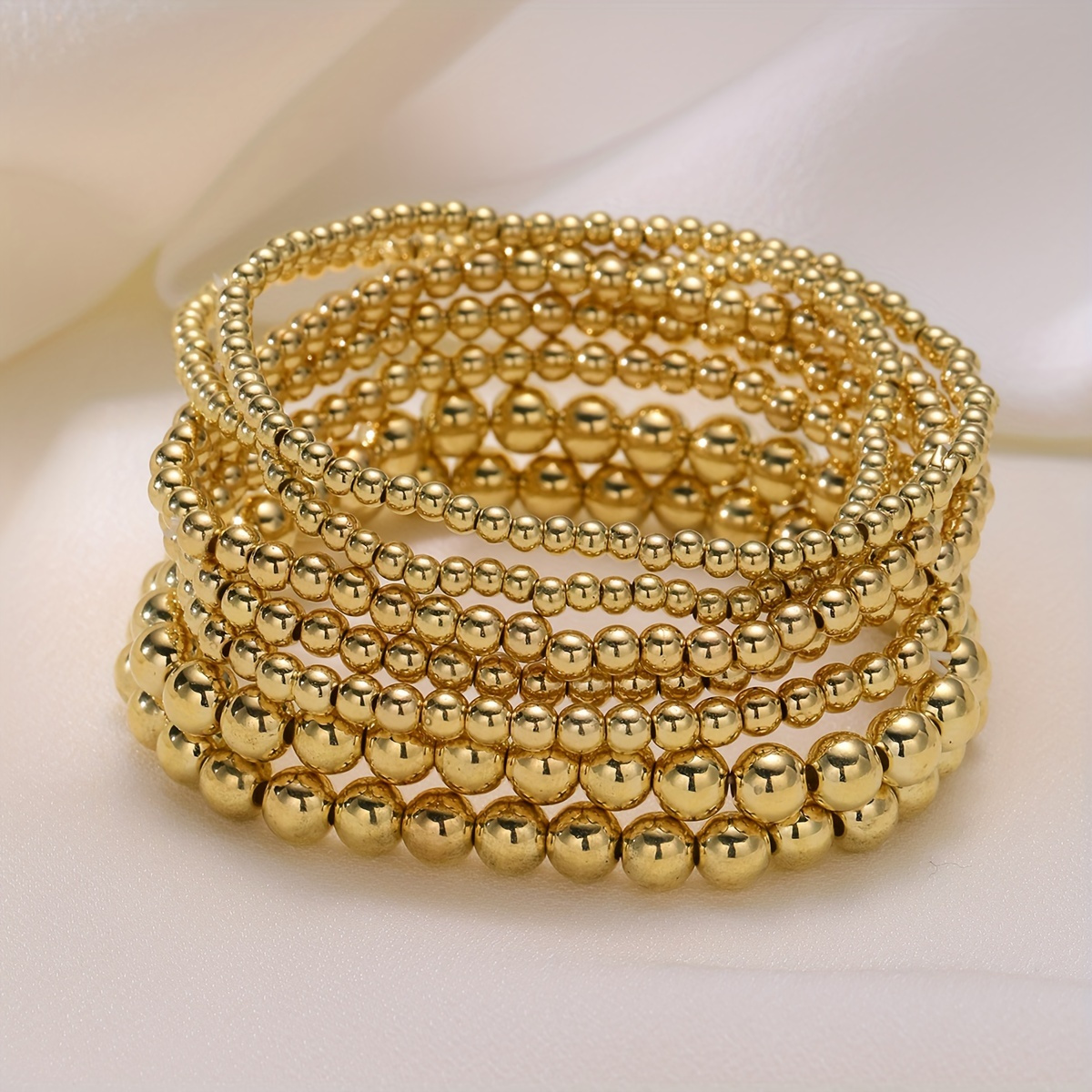 Women's Beaded Bracelets Set - Holiday Date Gift Accessories