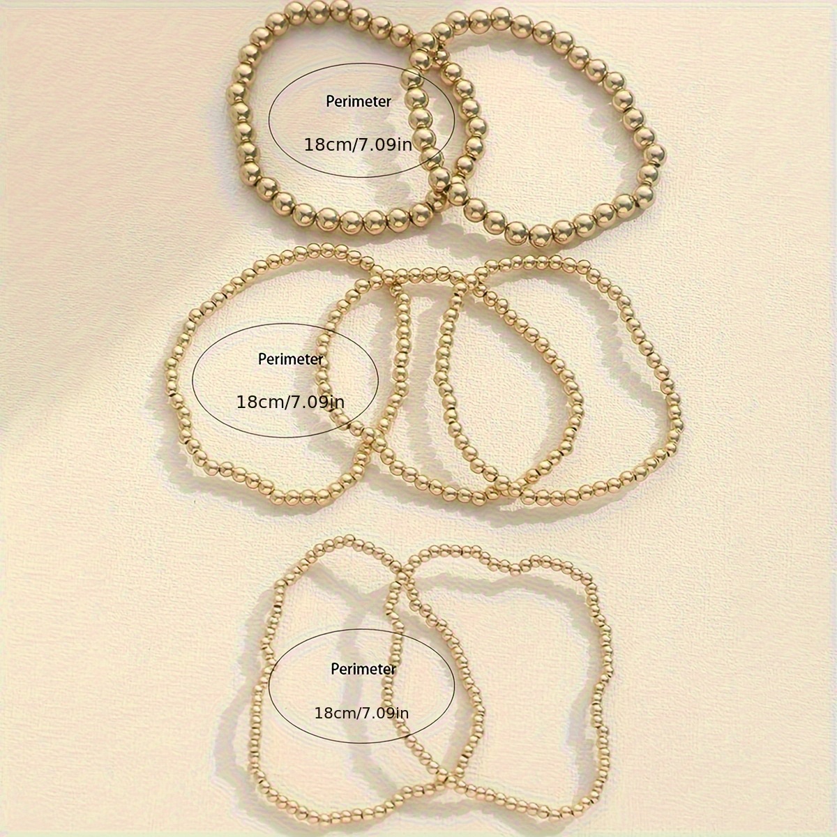 Women's Beaded Bracelets Set - Holiday Date Gift Accessories