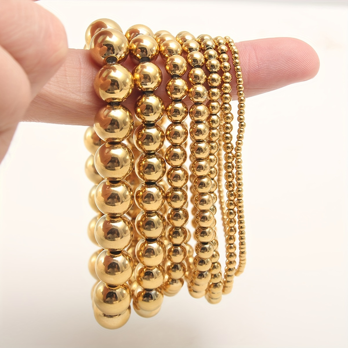Women's Beaded Bracelets Set - Holiday Date Gift Accessories