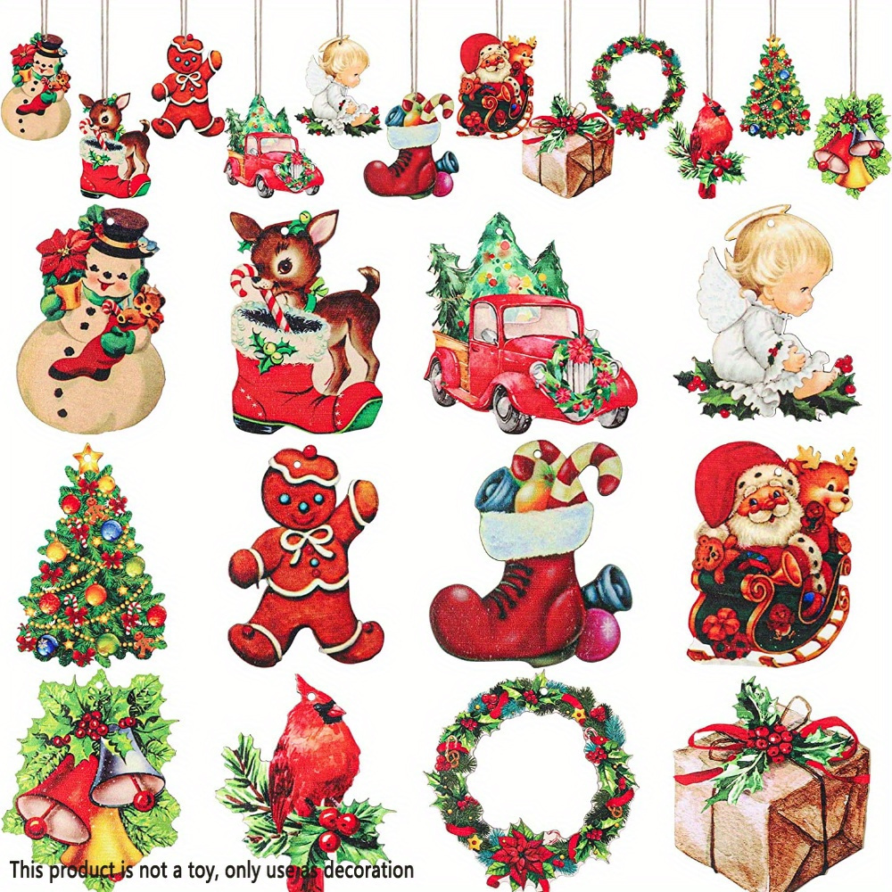 vintage christmas ornaments sold on Temu United States