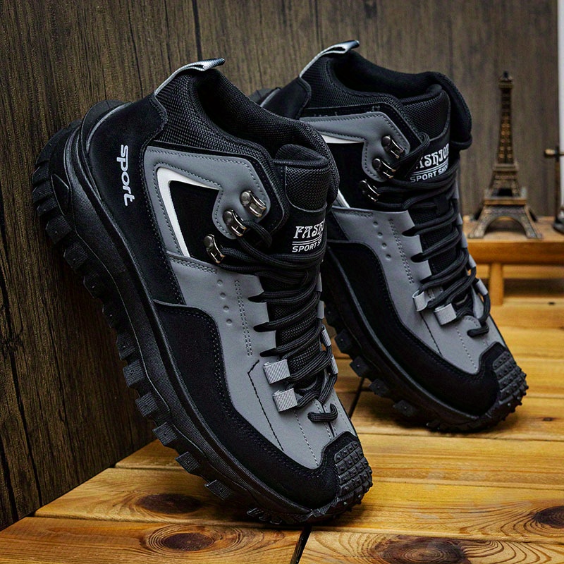 

Men's Mid-top Hiking Boots - Waterproof, For , Cycling & Fishing | Lace-up, Eva Insole, Pvc Sole