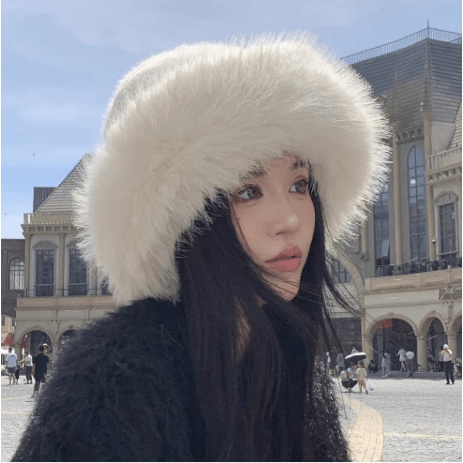 

Mongolia Ear Hat New Fur Fox Hat Hat - -l