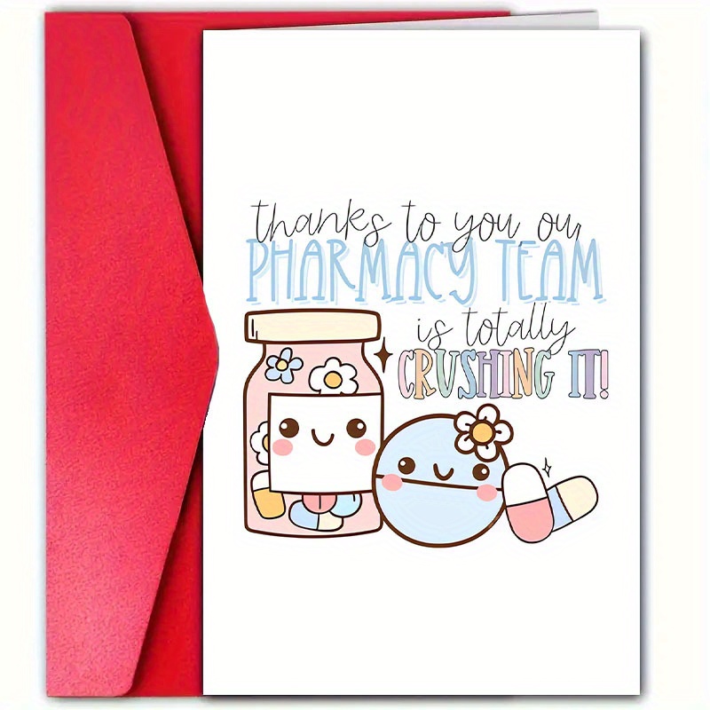 

1pc Appreciation Greeting - For Doctors, Nurses, , Pharmacist - For -