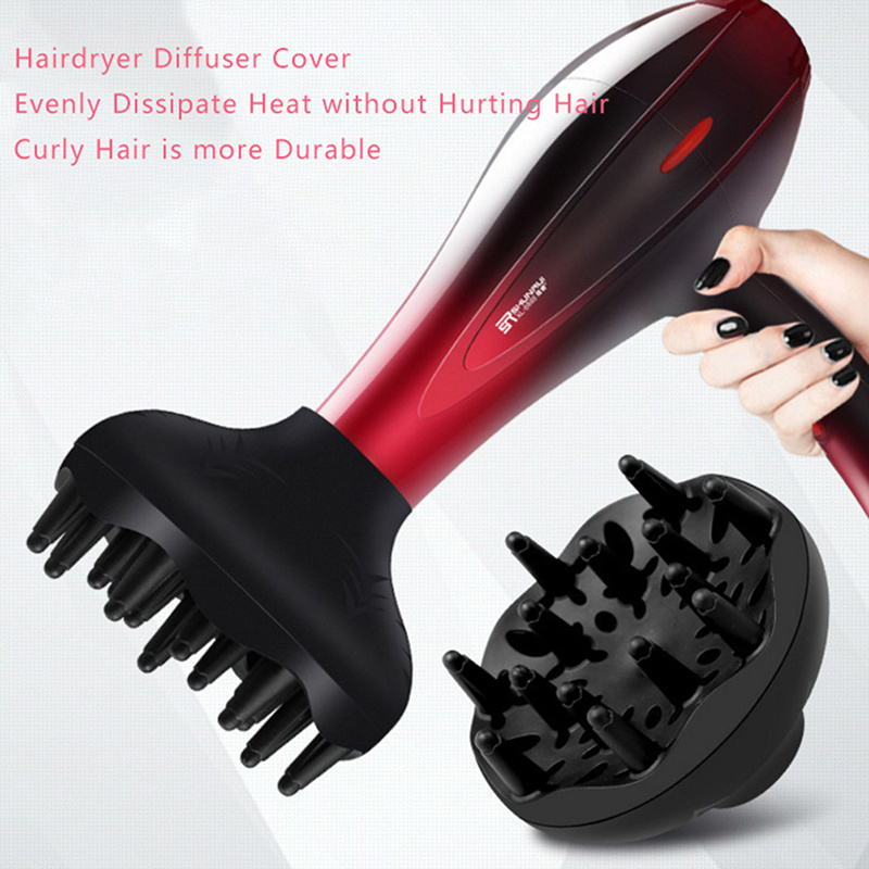 

1pc Professional Hair Dryer Diffuser Cover, Non-electric Heat Dissipation Accessory, Unscented, Battery-free, Hair Protection For Salon Styling Tools