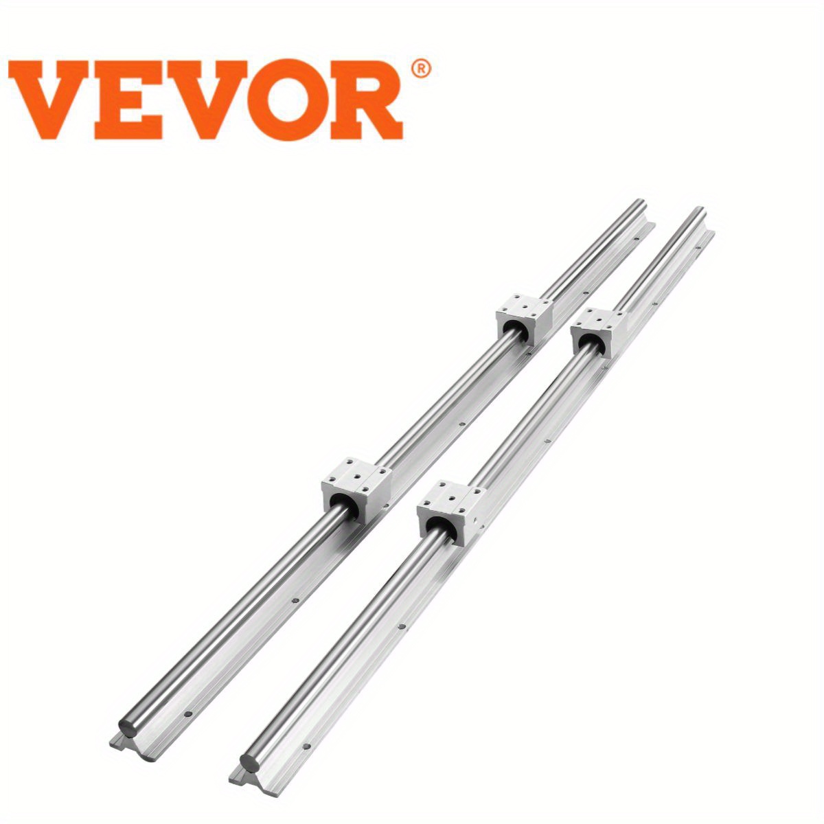 

Vevor Set, Sbr12 1000mm, 2 Pcs 39.4 In/1000 Mm Sbr12 And 4 Pcs Sbr12uu , And Kit For Machines Diy Cnc Router Machines